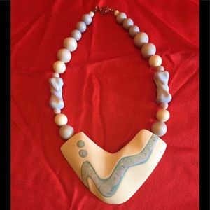 Abstract Collar Necklace